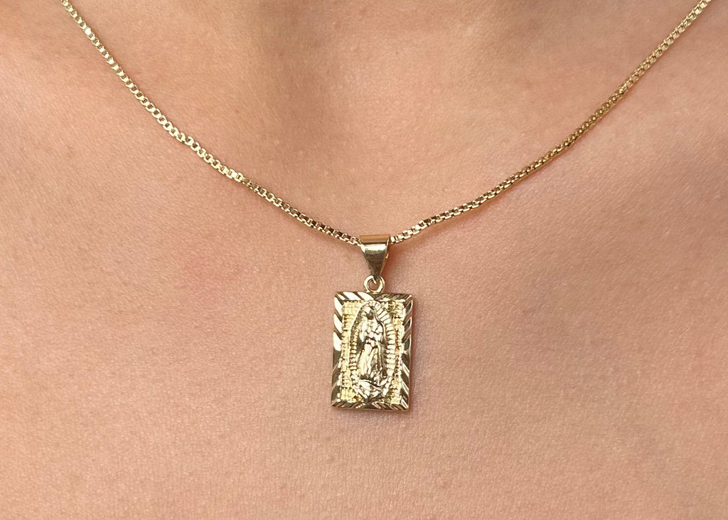 The Guadalupe Medal 14k gold-toned