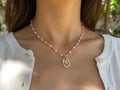 The Miraculous Medal 18k gold filled Necklace