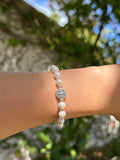 Benedictine Pearl Bracelet - Handmade