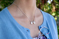 Catholic Scapular Sterling Silver Necklace - Smooth Chain