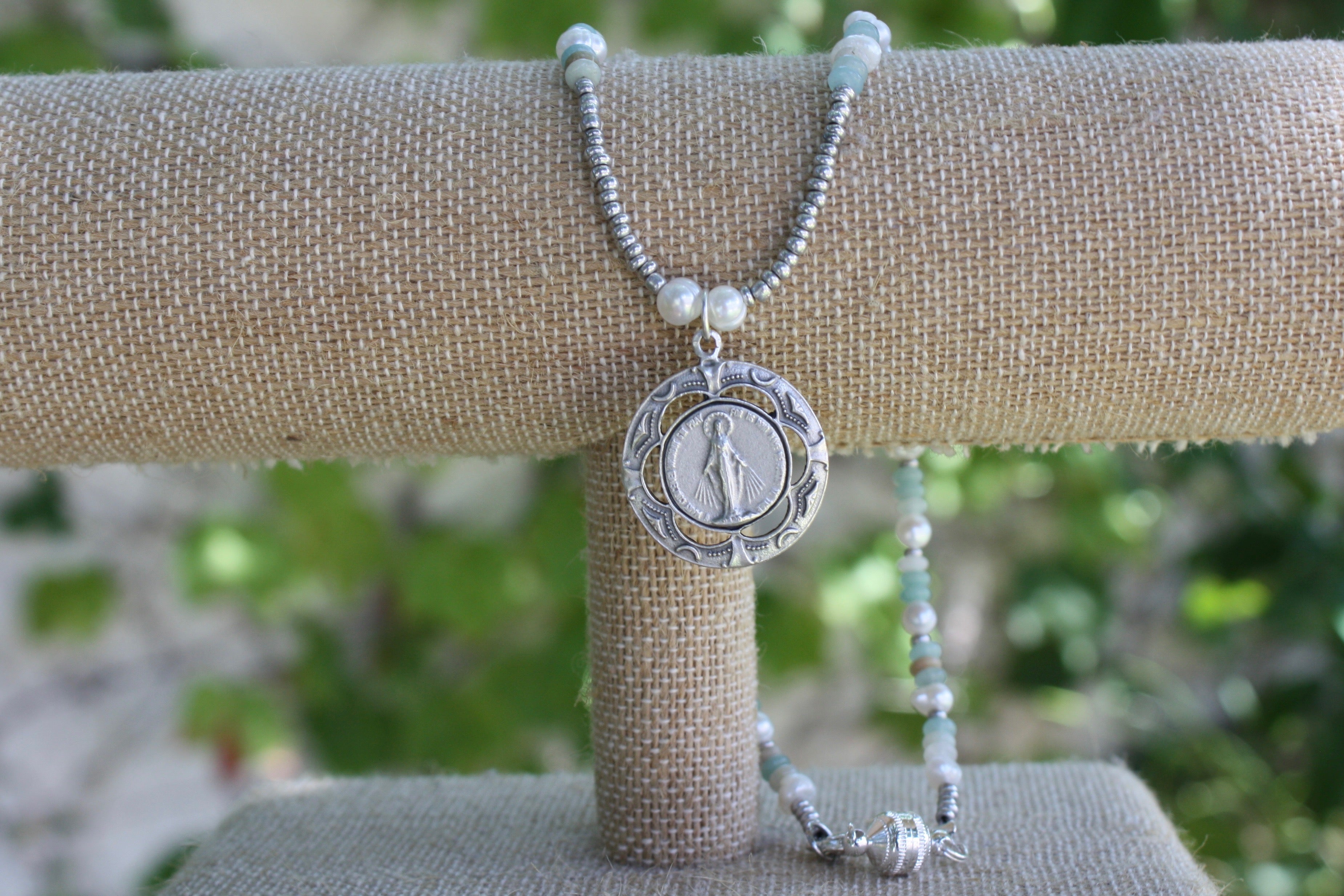 Queen of Heaven Miraculous Medal Necklace
