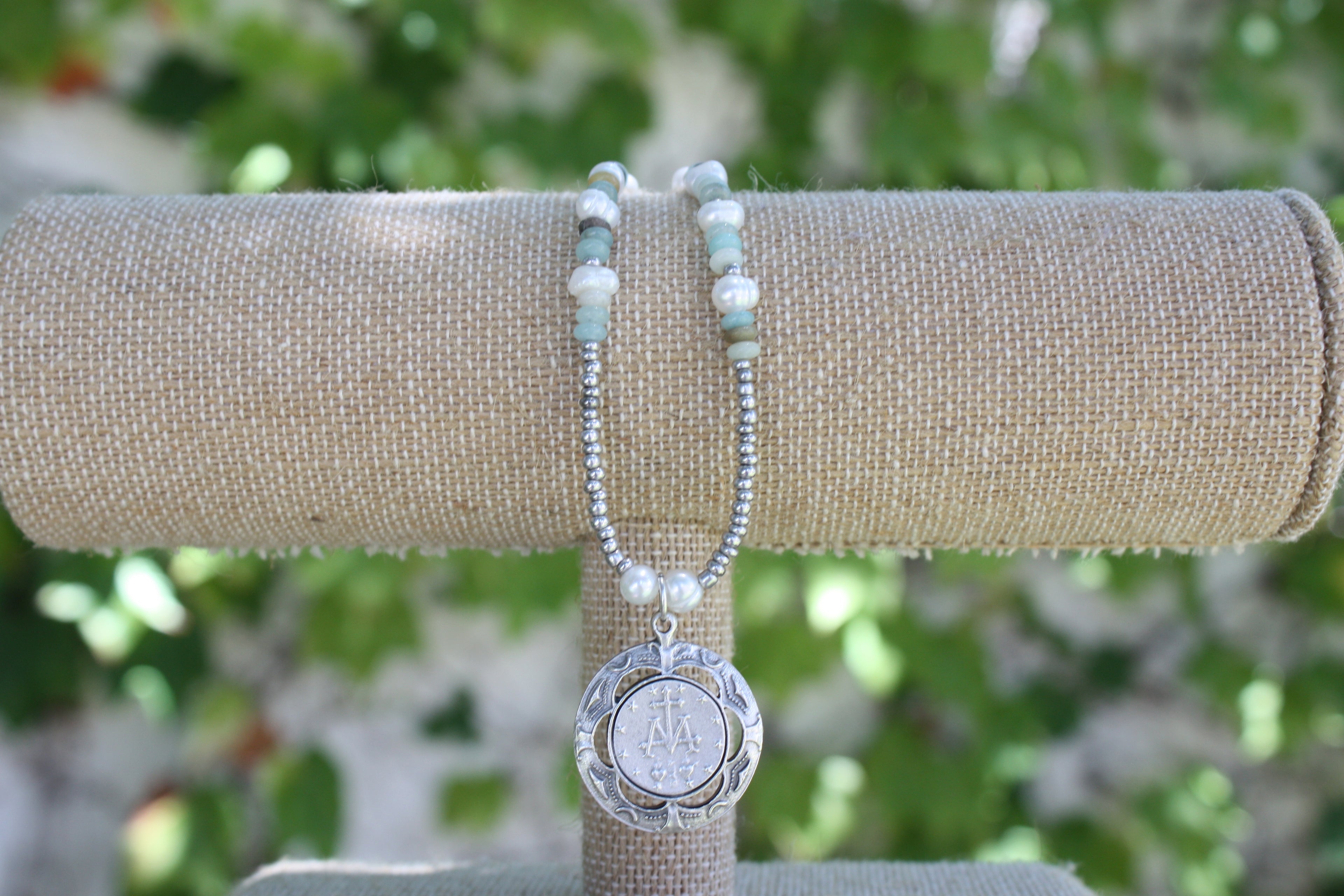 Queen of Heaven Miraculous Medal Necklace