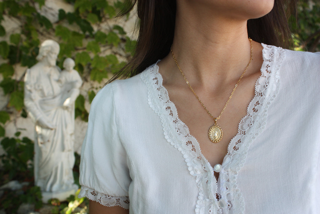 Our Lady of Guadalupe Pendant Necklace
