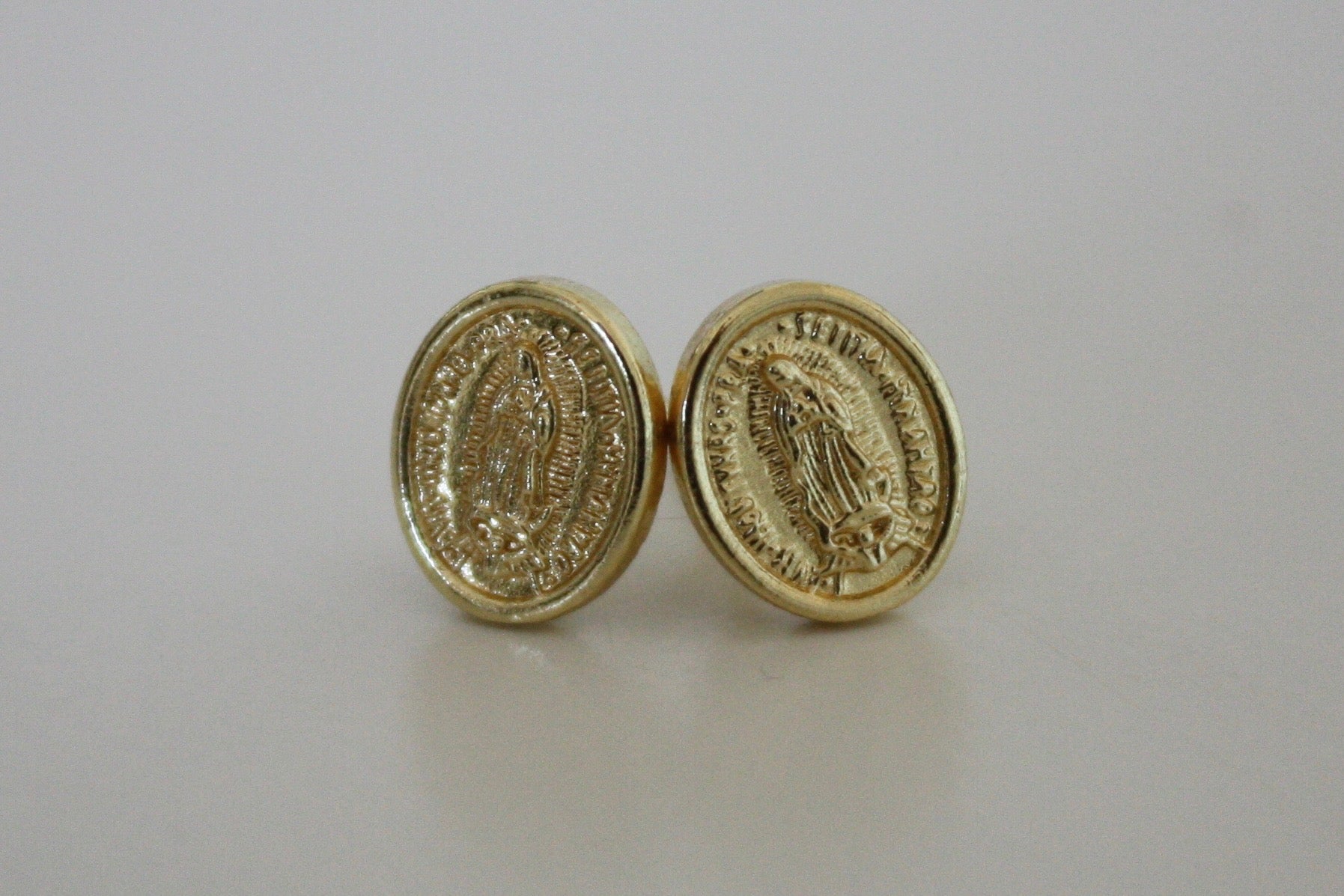 Our Lady of Guadalupe Stud Earrings