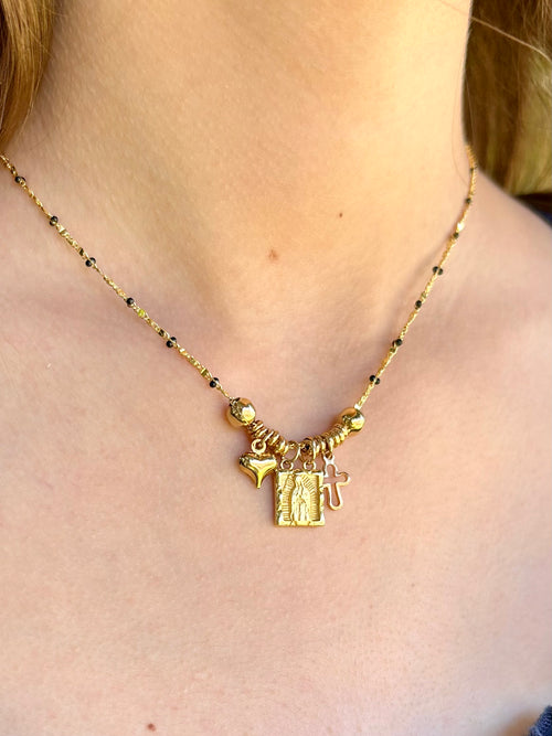 Our Lady of Guadalupe Charm Necklace